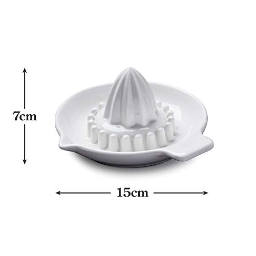 WM Bartleet & Sons 1750 T360 Exprimidor clásico de Porcelana Tradicional de cítricos 16x14cm-blanco