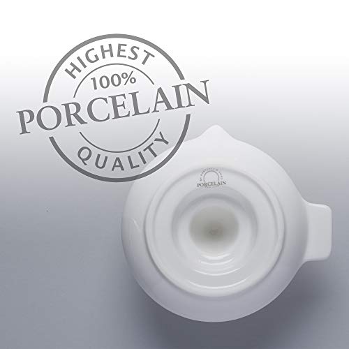 WM Bartleet & Sons 1750 T360 Exprimidor clásico de Porcelana Tradicional de cítricos 16x14cm-blanco
