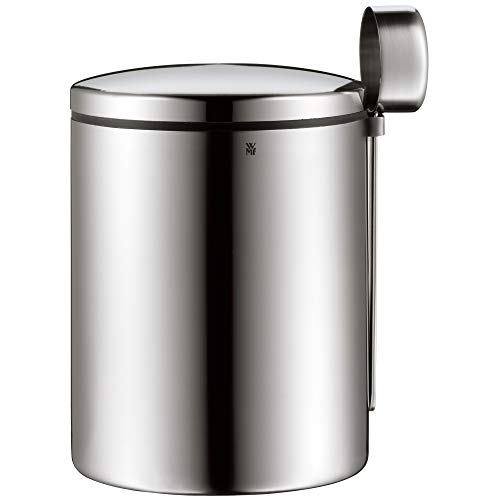 WMF Kult Bote para café con Cuchara medidora, Acero Inoxidable Mate