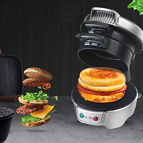 WMKEDB Breadmaker, Máquina de Hacer Pan, Hamburguesa Desayuno máquina, automática Máquina de Hacer Pan, Sandwich Tostadora, Pan hogar Fabricante,Automated Breadmaker