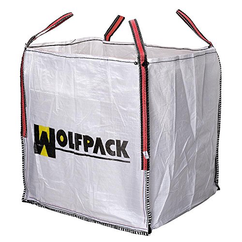 WOLFPACK LINEA PROFESIONAL 2240600 Saco Obra Big Bag 90x90x90cm. Carga máxima seg. 1.000Kg