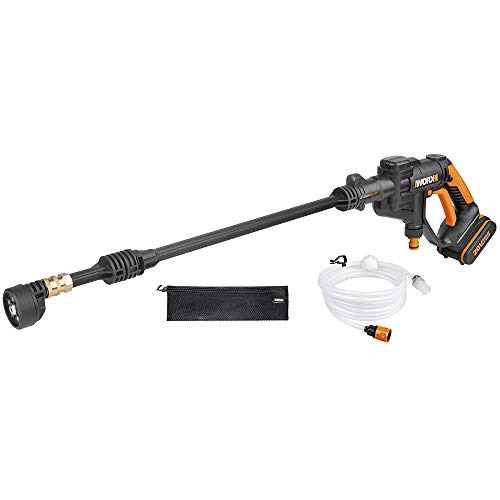 Worx WG629E Hidrolimpiadora a Presión, 20 V, Negro