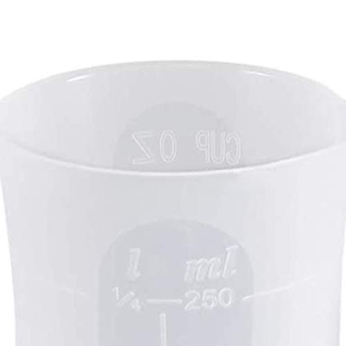 WOVELOT Vasos Medidores de Silicona de 250 Ml para Hacer Resinas Vasos Mezcladores Antiadherentes de Escamas Blandas Herramientas de Peque？A Capacidad 3 Piezas