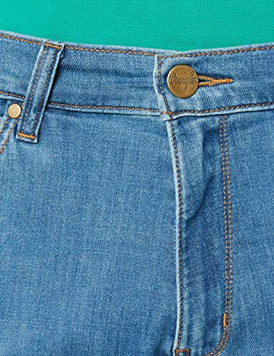 Wrangler Larston Jeans Vaqueros, Mistral Green, 31W / 32L para Hombre