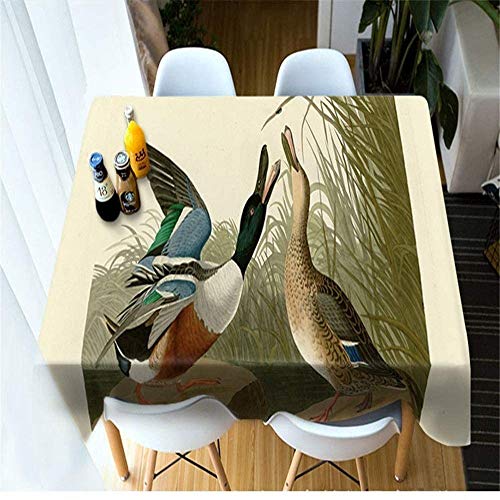 WSJIABIN Mantel Moda Creativa Protección del Medio Ambiente Poliéster D Impresión Digital Mantel Rectangular Adecuado para Interiores y Exteriores x cm140x200cm