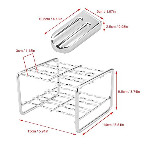 WYANG Moldes de Paleta de Hielo de Acero Inoxidable DIY Fabricadores de Helados industriales para Cocina casera(2#)