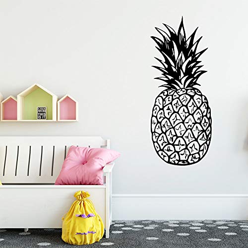 wZUN Fruta piña Vinilo Pegatina decoración Sala de Estar Dormitorio extraíble Tatuajes de Pared decoración del hogar 45x108 cm