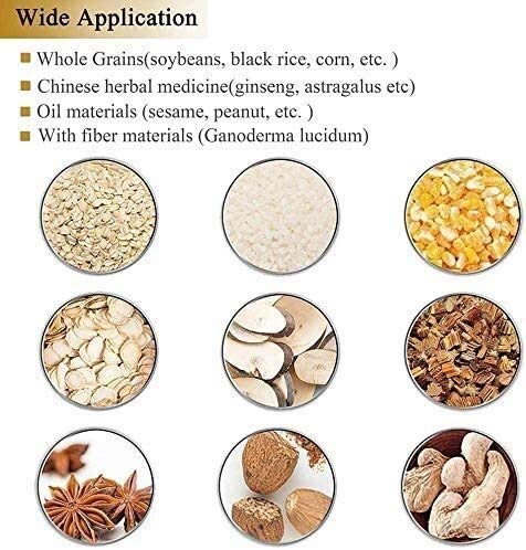 XCJJ Multifunción Rotura violenta de la máquina, Cereales de Grano eléctrico Amoladora, Herramienta de máquina del Molino de molienda Hierba de la Especia, Hierbas pulverizador Máquina