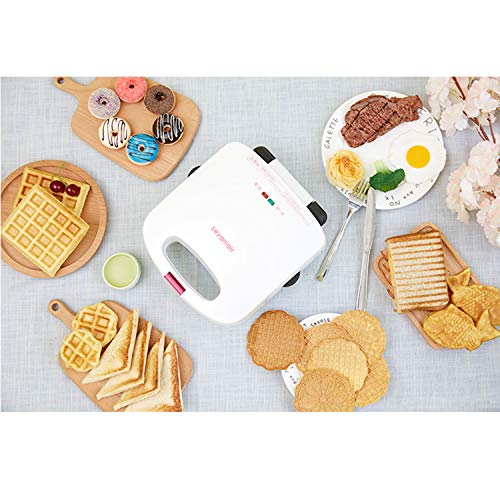 XCXDX Multifunción 3 En 1 Sandwich Waffle Donut Panini Maker Snack Postre Machine