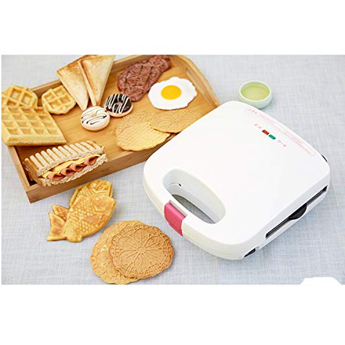 XCXDX Multifunción 3 En 1 Sandwich Waffle Donut Panini Maker Snack Postre Machine