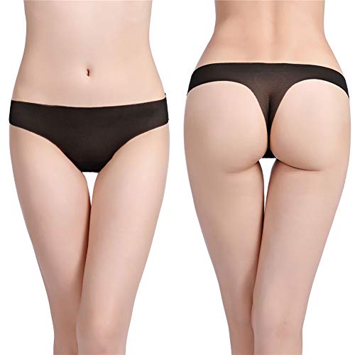 xiamenchangketongmaoyi Ropa Interior Mujer Tangas Mujeres y Hombres Envase múltiple Bragas de Las Mujeres Bragas Crotchless Bragas Mujeres y Hombres Francés Bragas Skin Color,M