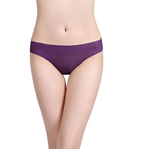 xiamenchangketongmaoyi Ropa Interior Mujer Tangas Mujeres y Hombres Envase múltiple Bragas de Las Mujeres Bragas Crotchless Bragas Mujeres y Hombres Francés Bragas Skin Color,M