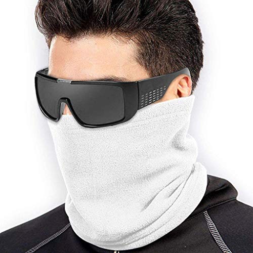 Xian Shiy Patrón sin costuras de Navidad con galletas Unisex Fleece Neck Warmer Face Warmer Neck Tube Tube Scarf Neck Polainas