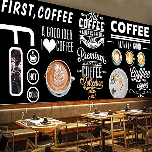 XIANRENGE Mural,Papel Tapiz Fotográfico Personalizado En 4D Cafetería Romántica Restaurante Occidental Bar Mejora del Hogar Herramientas Póster Mural Pintura Decoración De Revestimiento De Paredes