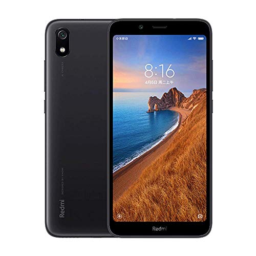 Xiaomi Redmi 7A Smartphone, 2GB RAM 16GB ROM Dual SIM 5.45 '' Pantalla Completa HD, Qualcomm Snapdragon SDM439 Octa-Core Procesador,Fuente Grande,Cámara Trasera de 13MP Cámara Frontal de 5MP (Negro)