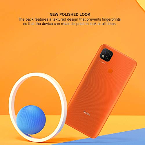 Xiaomi Redmi 9C Smartphone 2GB RAM 32GB ROM 6,53'' HD+ Pantalla de Caída de Puntos MTk Helio G35 Octa Core 13 MP AI Triple Cámara (Orange)