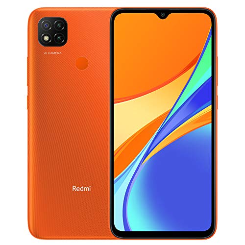 Xiaomi Redmi 9C Smartphone 2GB RAM 32GB ROM 6,53'' HD+ Pantalla de Caída de Puntos MTk Helio G35 Octa Core 13 MP AI Triple Cámara (Orange)