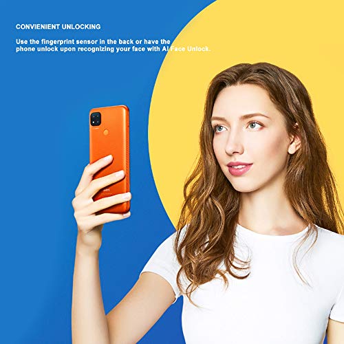 Xiaomi Redmi 9C Smartphone 2GB RAM 32GB ROM 6,53'' HD+ Pantalla de Caída de Puntos MTk Helio G35 Octa Core 13 MP AI Triple Cámara (Orange)