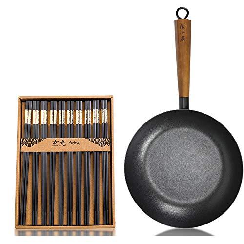 Xuanheyi Palillos, Palillos De La Aleación Conjunto De Cocina, Wok, Una Sartén Antiadherente For Los Palillos, 10 Pares De Fácil De Limpiar 46 * 5cm prácticamente