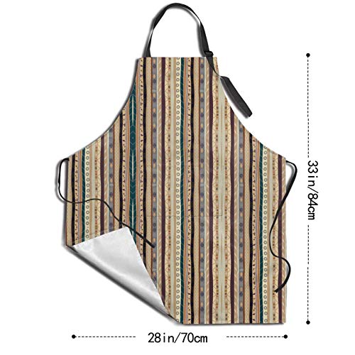 Y-Store with Interesting Theme Apron Cooking Kitchen Waterproof,Adjustable Chef Apron with Pockets,For Home,Restaurant,Craft,Garden, BBQ, School, Coffee House,Apron For Men Women