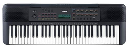 YAMAHA PSR-E273 - Teclado digital, Función de aprendizaje, 61 teclas, 143 estilos automáticos, negro