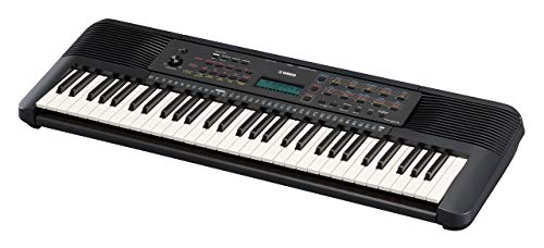 YAMAHA PSR-E273 - Teclado digital, Función de aprendizaje, 61 teclas, 143 estilos automáticos, negro