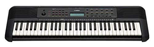 YAMAHA PSR-E273 - Teclado digital, Función de aprendizaje, 61 teclas, 143 estilos automáticos, negro