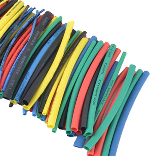 Yangge Yujum 100pcs 5 Color Encogimiento de 100 mm de Calor Tubo de la Bolsa de plástico Transparente de cloruro de polivinilo Que Encoge Tubos