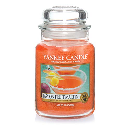 Yankee Candle vela aromática en tarro grande, Martini con fruta de la pasión, duración de combustión de hasta 150 horas