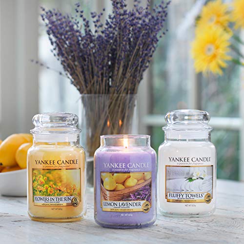 Yankee Candle vela en tarro grande, Lavanda de limón