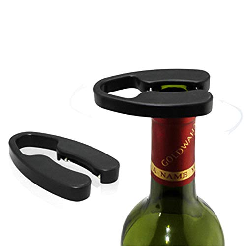 YFOX - Cortador de botellas de vino, cortador de papel de aluminio de doble filo, sacacorchos para abrir el vino de forma limpia e inofensiva, también es un buen accesorio para vino.