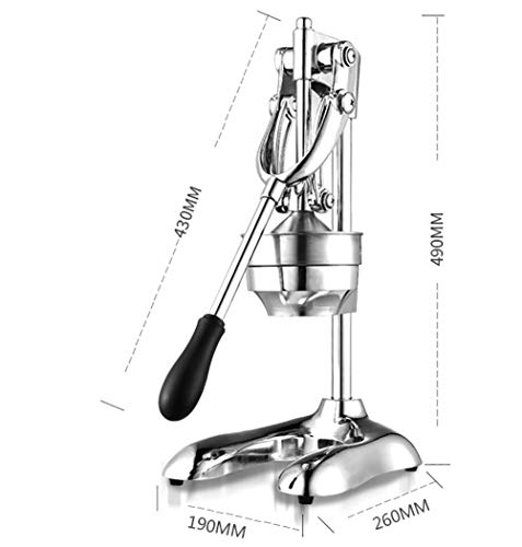 YILANS Manual Juicer, Exprimidor Manual Exprimido Naranja Exprimidor De Granada Exprimidor De Acero Inoxidable Exprimidor De Frutas para La Cocina Restaurante Leche Tienda De Té