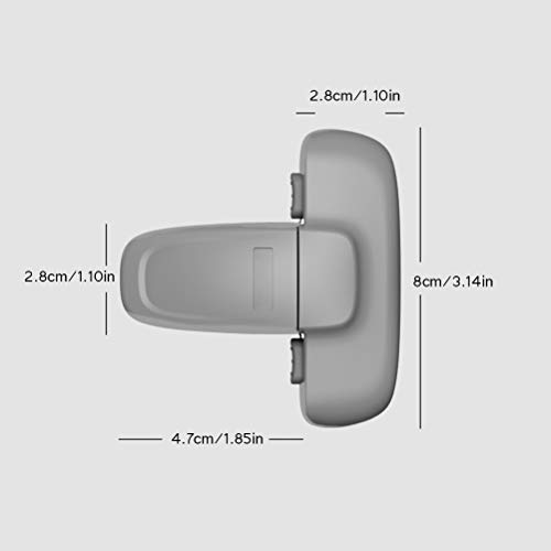 Yissma Cerradura para frigorífico y congelador, Cierre de Puerta con Cierre de Seguridad para niños, fácil de Instalar y de Usar