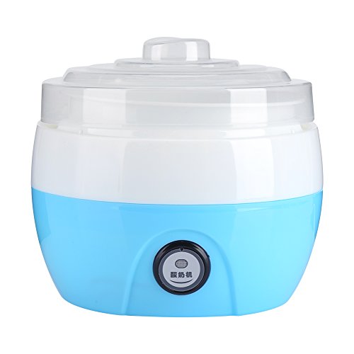 Yogurteras Electrica Automático Maquina para Hacer Yogur y Helado, Capacidad 1 Litro(Azul)