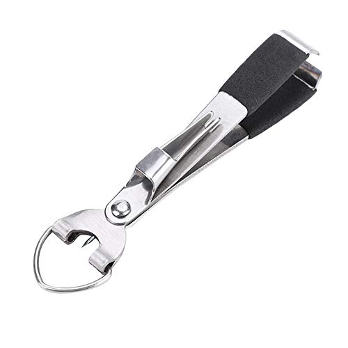 Yosoo Health Gear Pinza de Hilo de Pescar, Cortador de Hilo de Pescar con Retractor Zinger Herramienta de Atado rápido de Nudos de Pesca