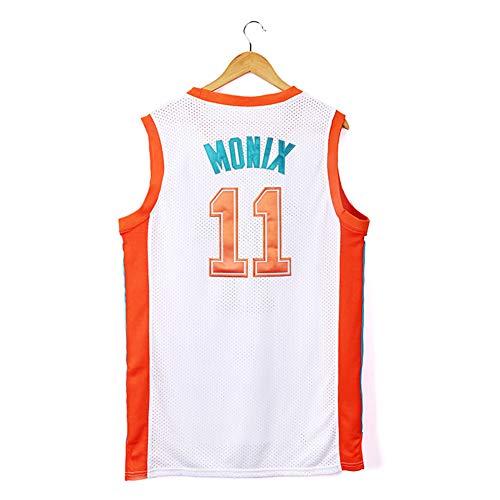 YPKL Camiseta de Baloncesto Monix para Hombre, 11 Flint Tropics, Ropa Deportiva con Bordado Retro, edición Conmemorativa, Tela Transpirable de Secado rápido (S-XXXL) XXL