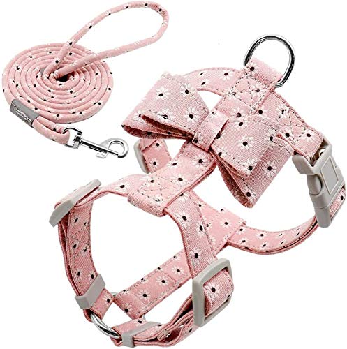 YPSMLYY Conjunto De Arnés De Arnés De Perro Ajustable Arnés Reflectante para Mascotas Tipo Arnés De Pecho Arnés De Corbata para Mascotas,B-M