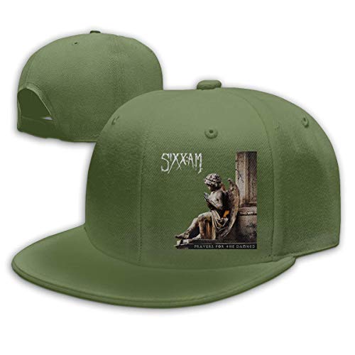 Yuanmeiju Gorra de béisbol para Adolescentes Sixx Am Pray for The Damned Fashion Ajustable para Hombres y mujeresp Hop Sombreros Deportivos