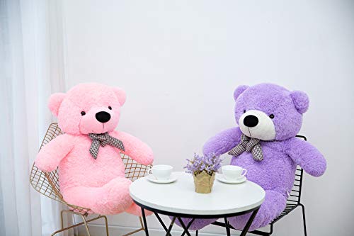 YunNasi Gigante Teddy Oso de Peluche Animal de Felpa Osito Suave Grande Rosa 120 cm