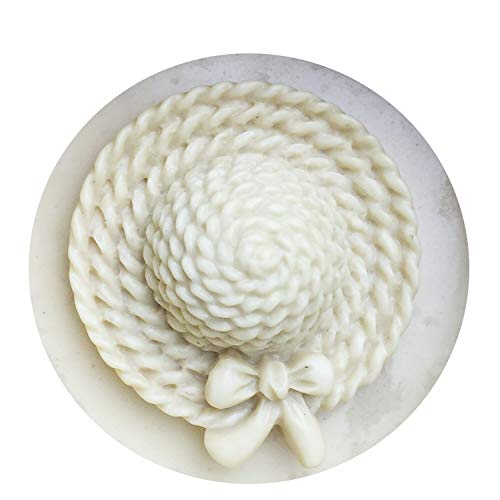 YUXIAN Molde De Silicona para Fondant， Molde De Silicona con Lazo Y Sombrero De Paja, Decoración De Tartas De Sugarcraft,    Dijes De Resina De Arcilla, Pasta De Goma, Molde De Caramelo Glaseado