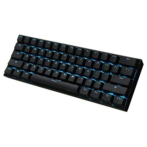 Zacheril Gaming Keyboard Mecánica 61 Teclas 60% Disposición del Teclado de Bluetooth 4.0 Mecánica Tipo C-Gaming RGB mecánica del Teclado for la computadora portátil para Trabajar o Juegos