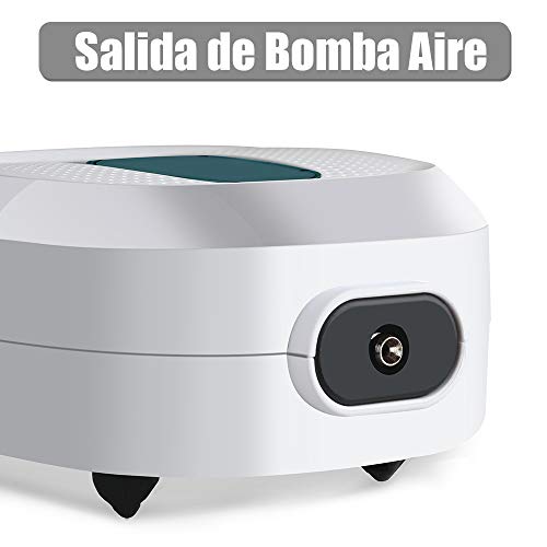 Zacro 2.5w Bomba Aire de Oxígeno para Acuarios, Caudal 3L / min,Tranquilo