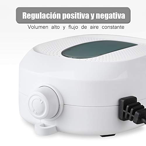 Zacro 2.5w Bomba Aire de Oxígeno para Acuarios, Caudal 3L / min,Tranquilo