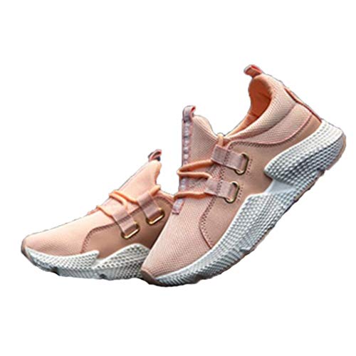 Zapatillas de Deporte de Mujer Plataforma de Malla Transpirable Cuñas Letras Patchwork Zapatillas de Deporte de Moda Señoras con Cordones Antideslizantes Low Top Calzado Deportivo al Aire Libre