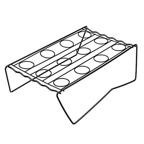 ZDAMN Nivel Soporte de la Torta Los Agujeros de la Magdalena Cono Bicarbonato de enfriamiento del Soporte del sostenedor del Estante de Helado de visualización del Contador for el hogar