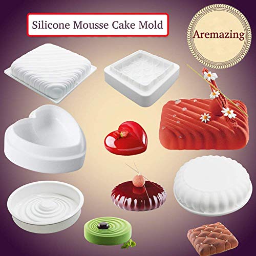 Zeagro Molde de Silicona para Tartas con Forma de Espejo