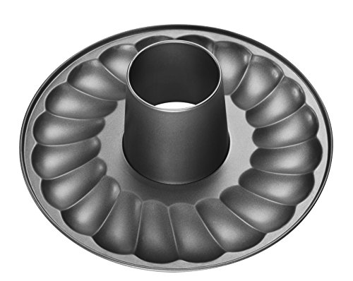 Zenker 3433 - Molde para bizcocho con Dos Base extraíble (30 cm), Color Negro
