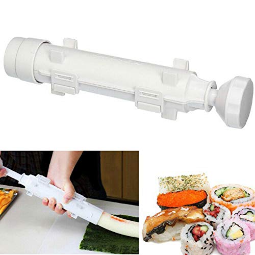 ZGBQ Juego de moldes para Hacer Sushi, Herramienta Simple para Hacer Alimentos de Cocina DIY (1pc, Blanco)