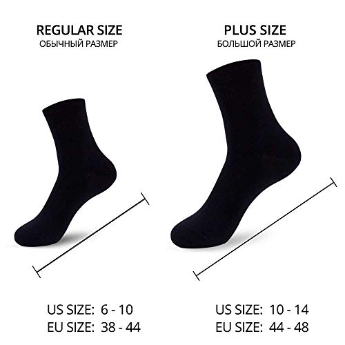 ZHANGNUO Calcetines De Algodón para Hombres De La Marca Calcetines Negros para Hombres De Negocios Suave Y Transpirable Verano Invierno para Calcetines Masculinos Tallas Grandes 42-44 / Rosa