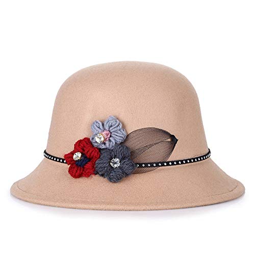 ZHANGQIAO-EU Sombrero de Las señoras del otoño y del Invierno versión Coreana de Agua Gorros de Lana Belleza y la Gracia de la Cuenca fría capsula al por Mayor AliExpress Sombrero Femenino Otoño